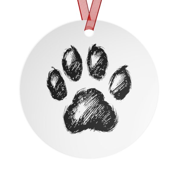 Shamrock and Pawprint Ornament - Image 2