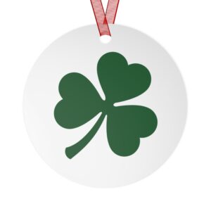 Shamrock and Pawprint Ornament